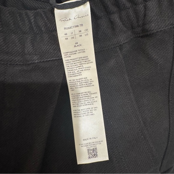 Rick Owens Mastodon Cargo Pants in Black - Picture 8 of 12